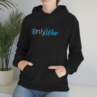 Thumbnail for Only Whine - Pun Shirts - Spoof, pun, funny - Unisex Heavy Blend Hooded Sweatshirt