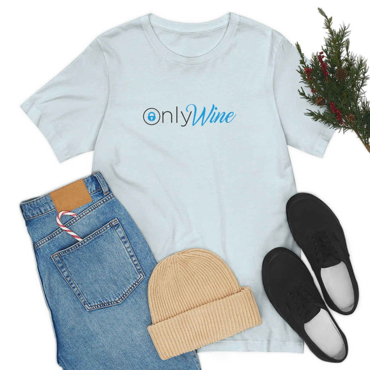 Only Wine.  For those who don't settle for anything else but wine - Unisex Jersey Short Sleeve Tee