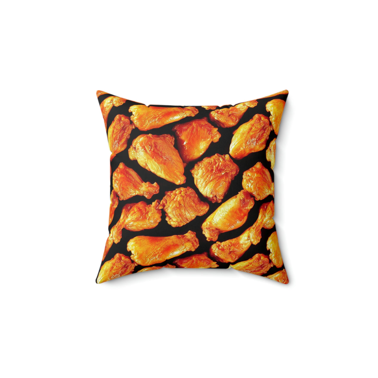 Fried Chicken Puff- 4 sizes available - Spun Polyester Square Pillow