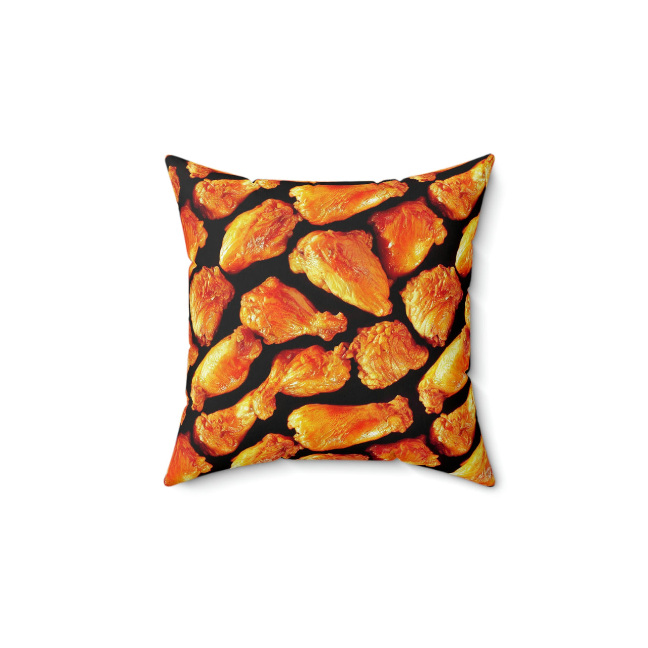 Fried Chicken Puff- 4 sizes available - Spun Polyester Square Pillow