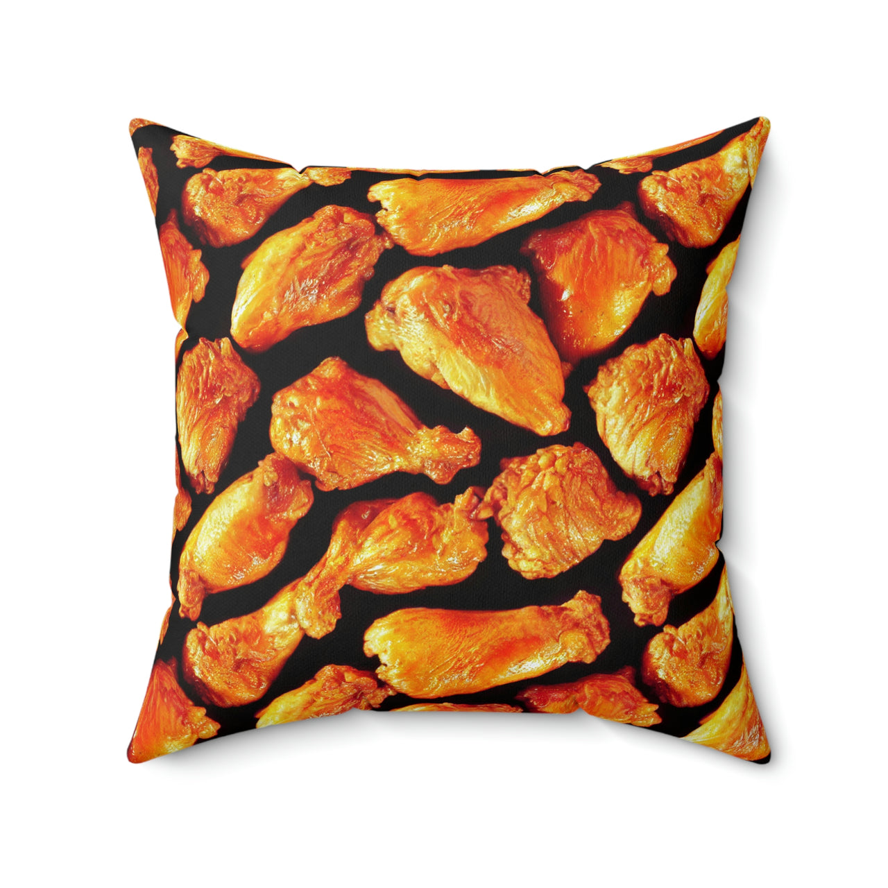 Fried Chicken Puff- 4 sizes available - Spun Polyester Square Pillow