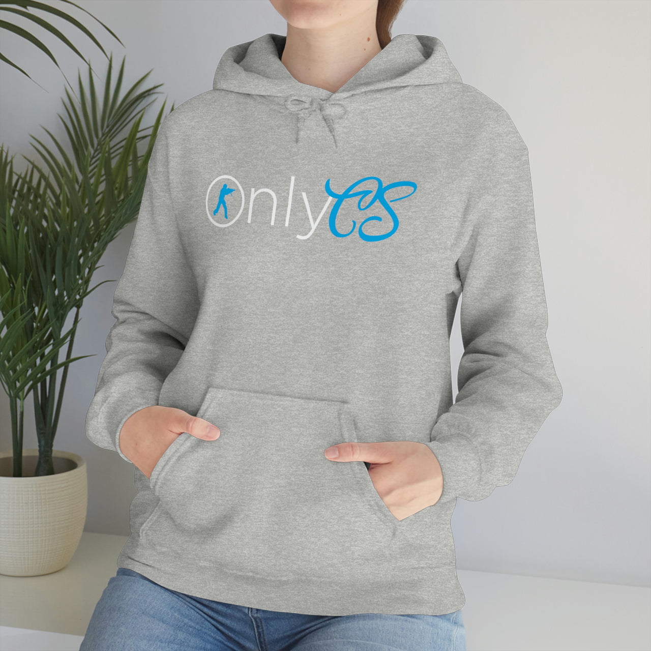 Only CS - Pun Shirts - Spoof, pun, funny - Unisex Heavy Blend Hooded Sweatshirt