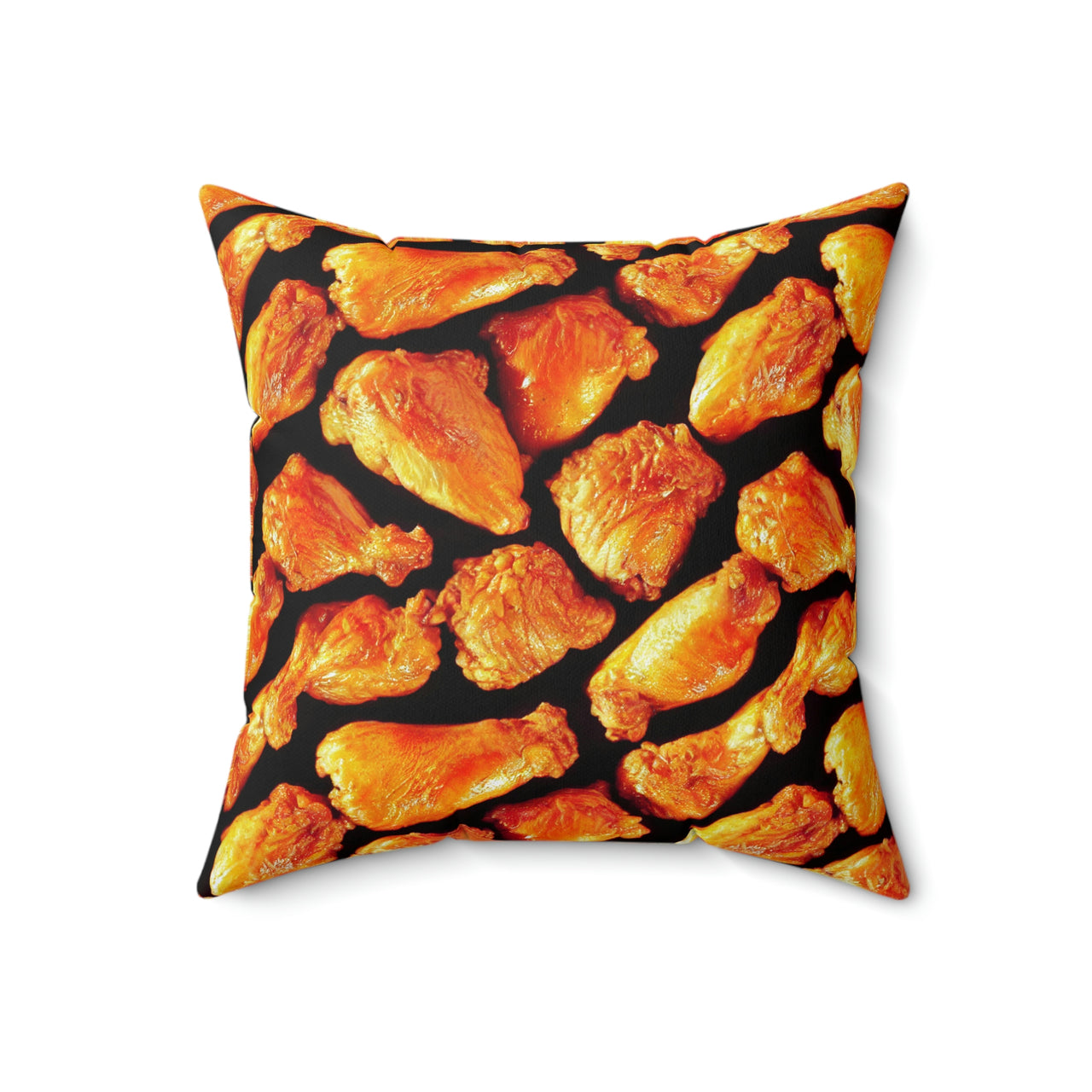 Fried Chicken Puff- 4 sizes available - Spun Polyester Square Pillow