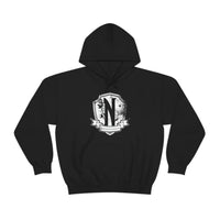 Thumbnail for Nevermore Academy, Distressed - Unisex Heavy Blend Hooded Sweatshirt