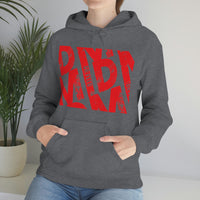 Thumbnail for Red - Mid or Feed Dota - LOL League of Legends Pun Shirts - Spoof, pun, funny - Unisex Heavy Blend Hooded Sweatshirt