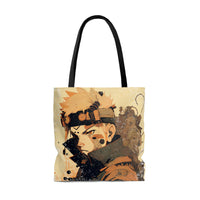 Thumbnail for Orange Ninja Warrior digital Art - Digital Design - Tote Bag