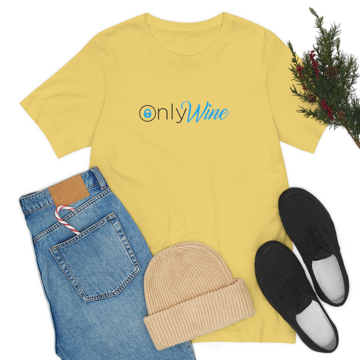 Only Wine.  For those who don't settle for anything else but wine - Unisex Jersey Short Sleeve Tee