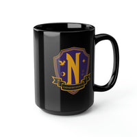 Thumbnail for Nevermore Wednesday Fans Black Mug, 15oz