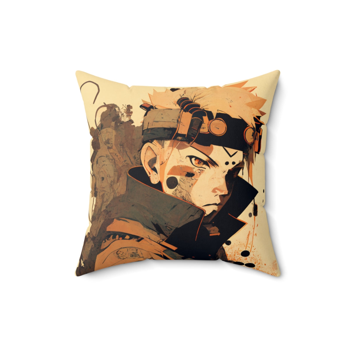 Hidden Leaf Ninja Anime, Manga, Pillow, Ninja, - 4 sizes available - Spun Polyester Square Pillow