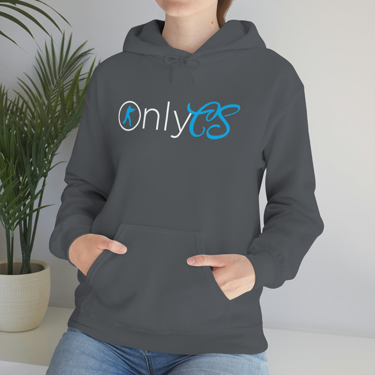 Only CS - Pun Shirts - Spoof, pun, funny - Unisex Heavy Blend Hooded Sweatshirt