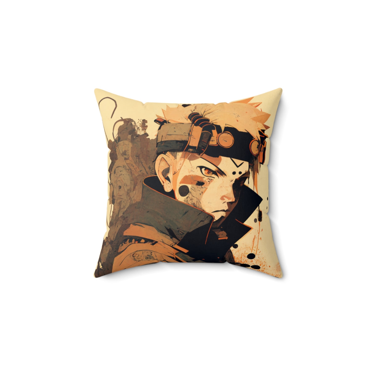 Hidden Leaf Ninja Anime, Manga, Pillow, Ninja, - 4 sizes available - Spun Polyester Square Pillow