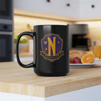 Thumbnail for Nevermore Wednesday Fans Black Mug, 15oz