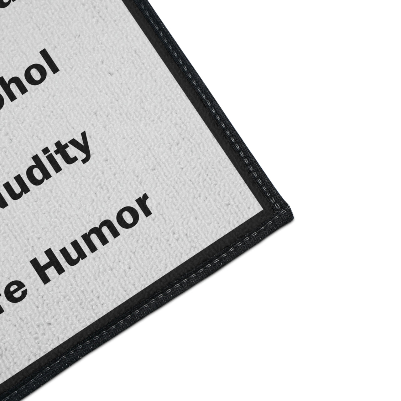 Funny Mature Audience Welcome Home, Heavy Duty Floor Mat