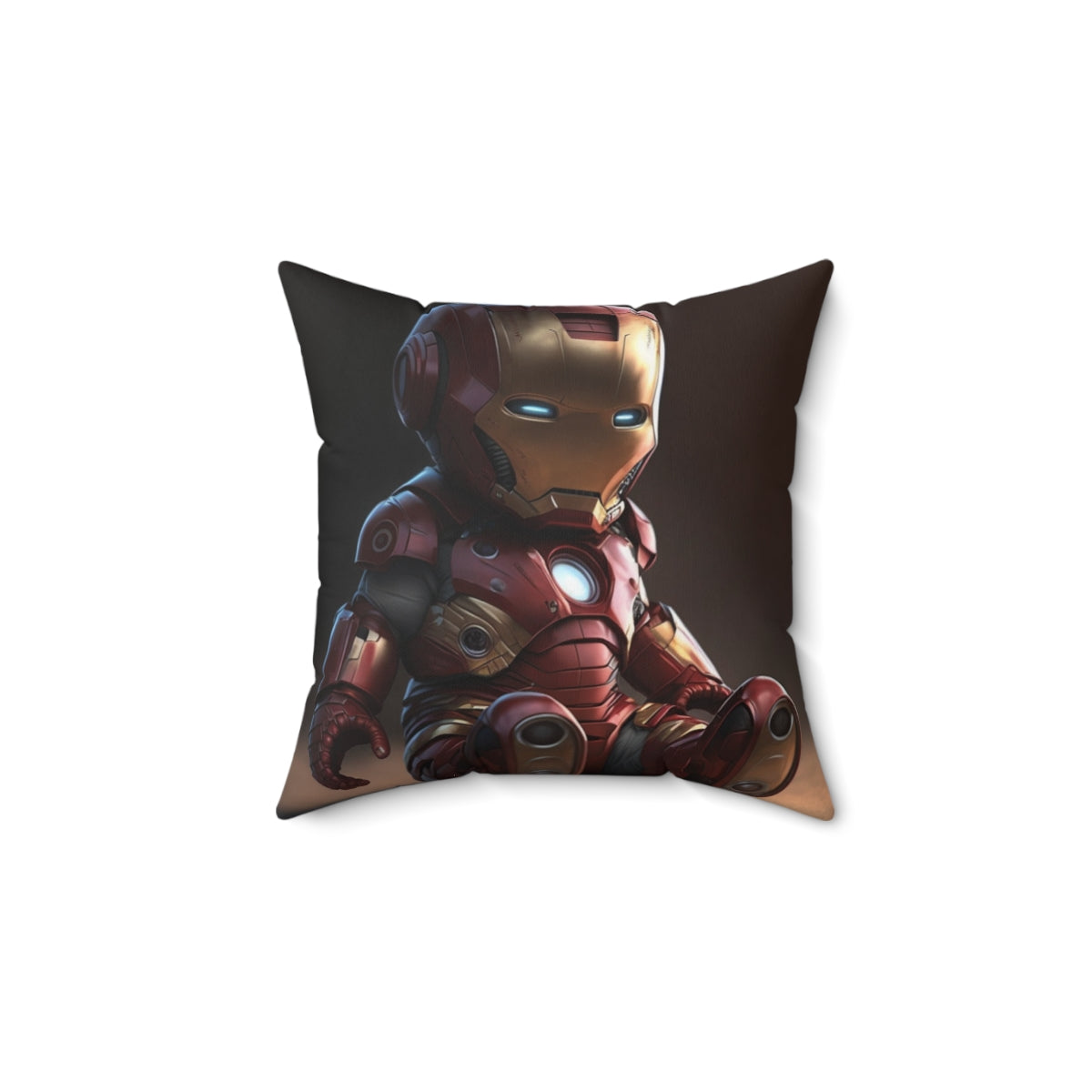 Stop being a Baby series - Iron Baby, Baby Stark, Iron Man- 4 sizes available - Spun Polyester Square Pillow