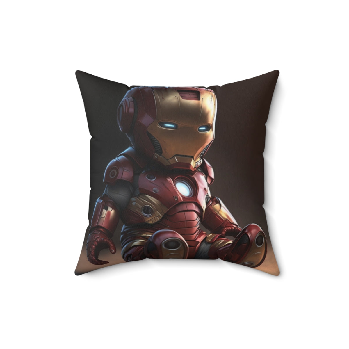 Stop being a Baby series - Iron Baby, Baby Stark, Iron Man- 4 sizes available - Spun Polyester Square Pillow