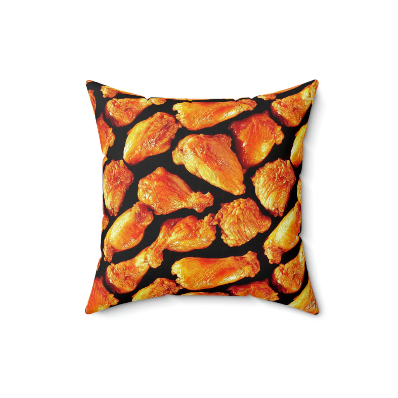 Fried Chicken Puff- 4 sizes available - Spun Polyester Square Pillow