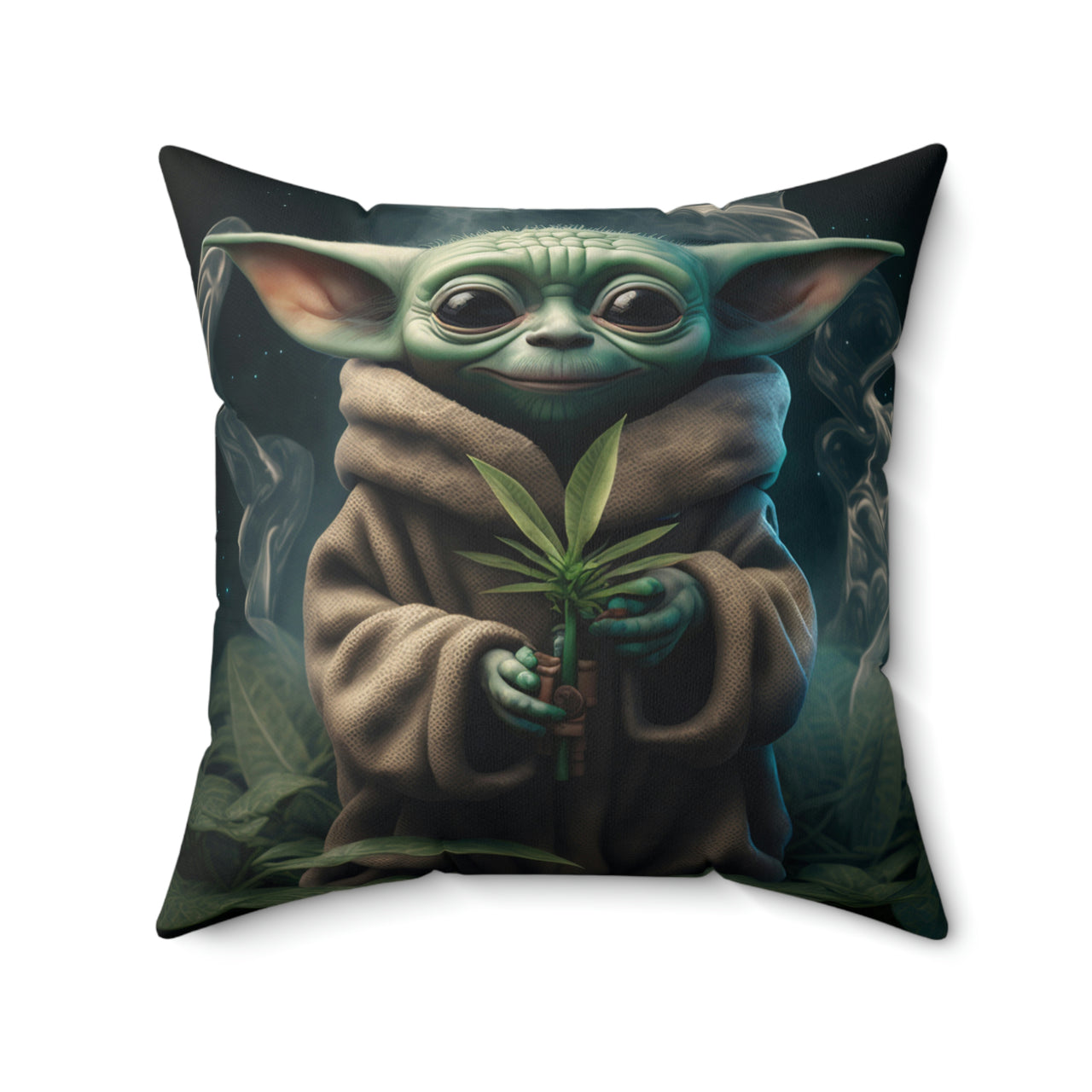 Weed Love  Baby  - Spun Polyester Square Pillow