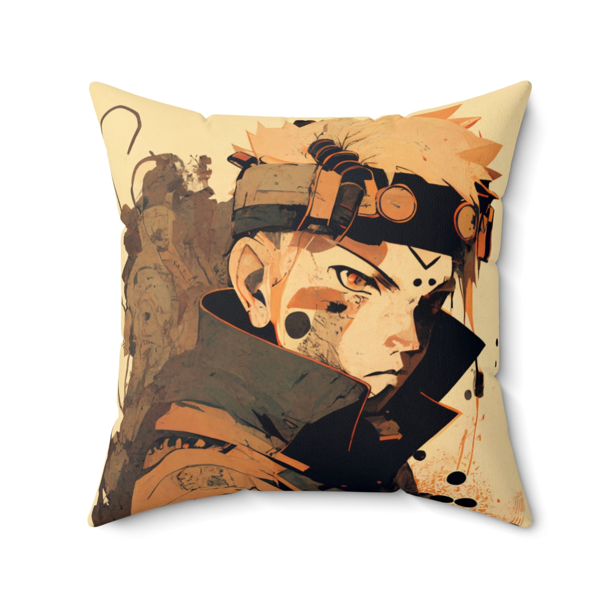 Hidden Leaf Ninja Anime, Manga, Pillow, Ninja, - 4 sizes available - Spun Polyester Square Pillow