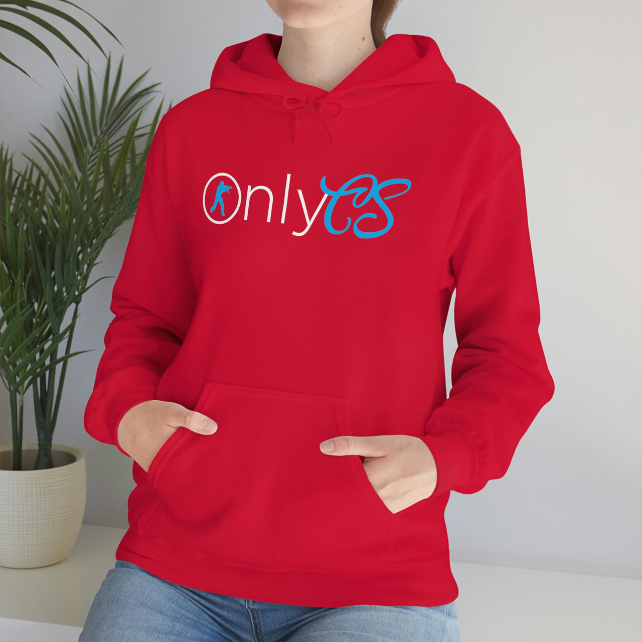 Only CS - Pun Shirts - Spoof, pun, funny - Unisex Heavy Blend Hooded Sweatshirt