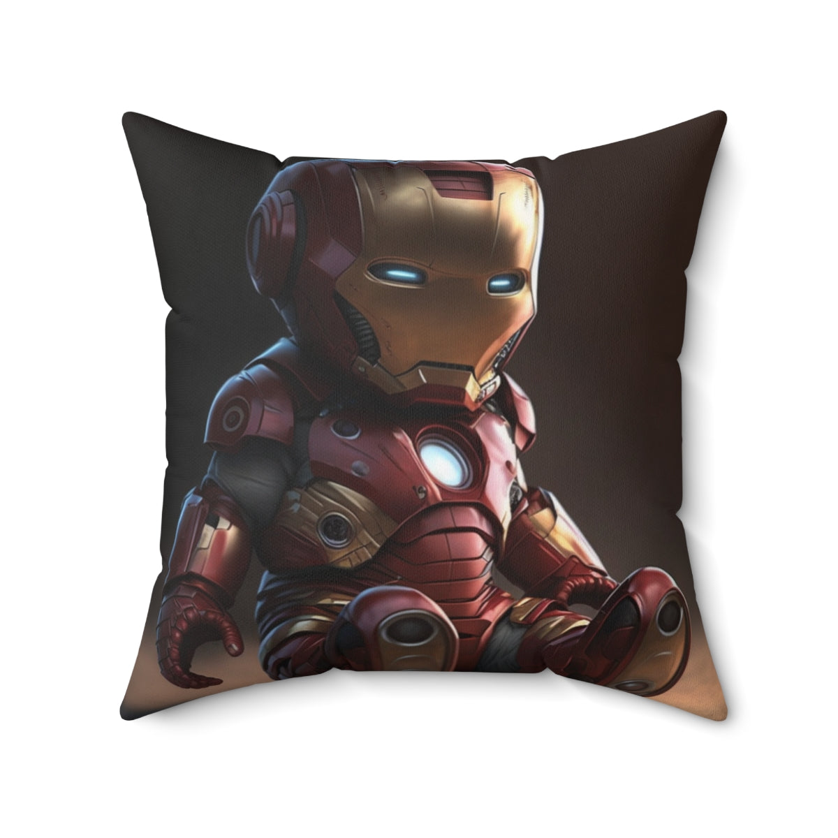 Stop being a Baby series - Iron Baby, Baby Stark, Iron Man- 4 sizes available - Spun Polyester Square Pillow