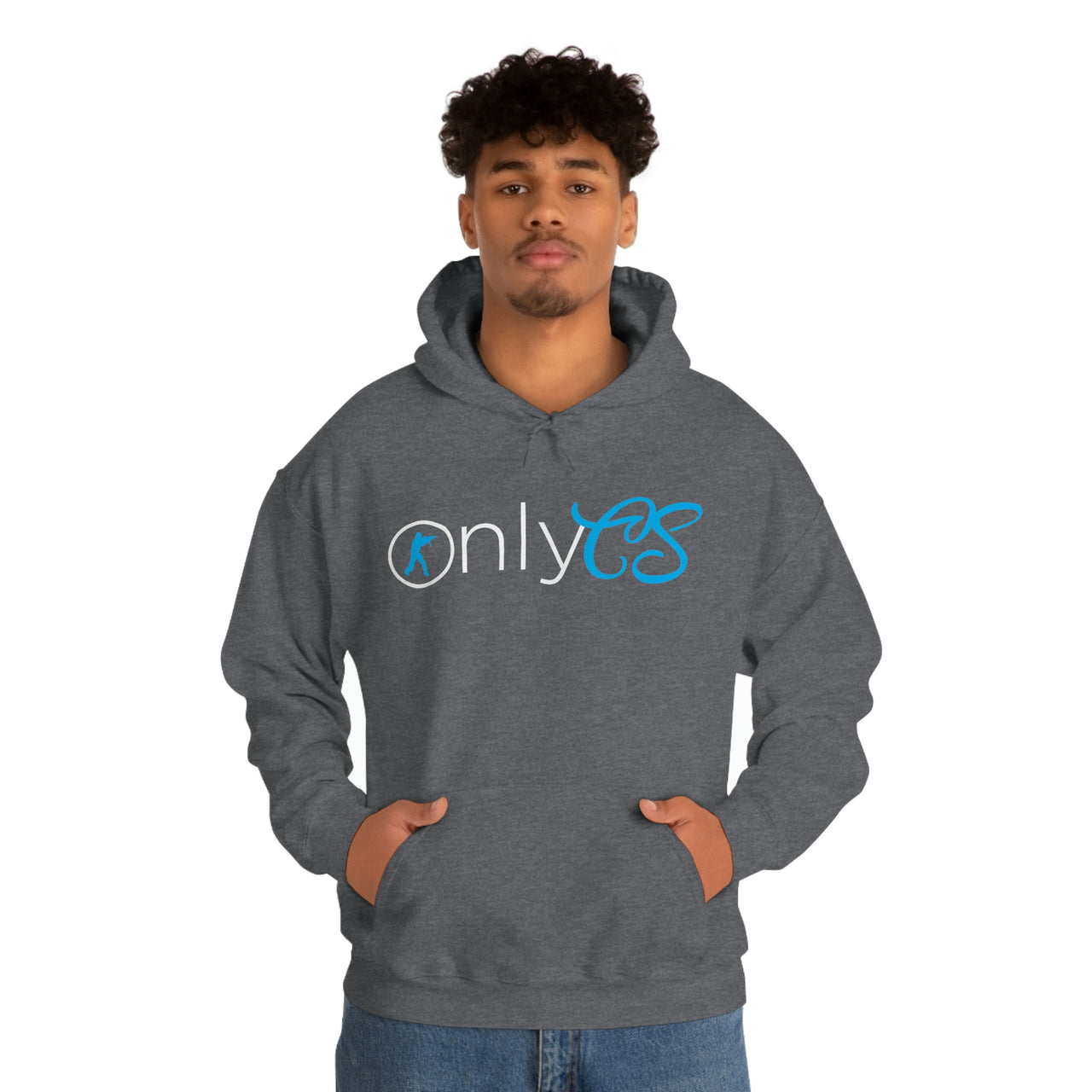 Only CS - Pun Shirts - Spoof, pun, funny - Unisex Heavy Blend Hooded Sweatshirt