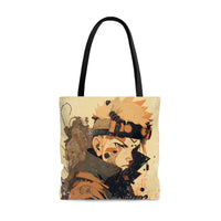 Thumbnail for Orange Ninja Warrior digital Art - Digital Design - Tote Bag