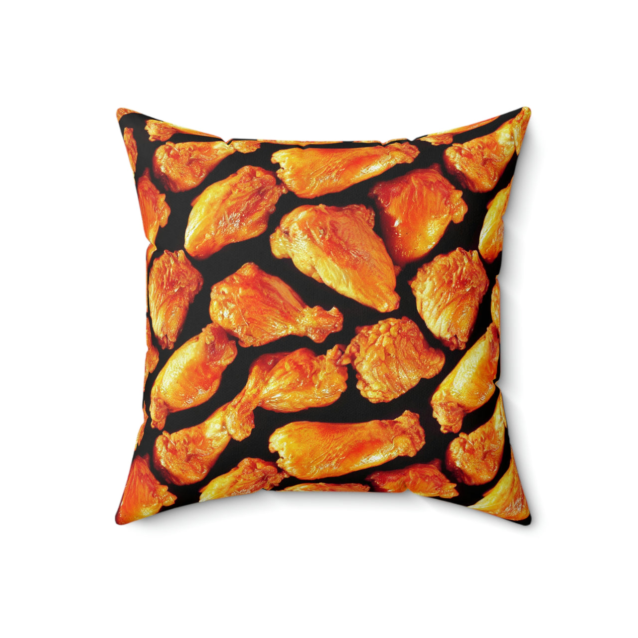 Fried Chicken Puff- 4 sizes available - Spun Polyester Square Pillow