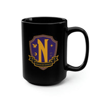 Thumbnail for Nevermore Wednesday Fans Black Mug, 15oz