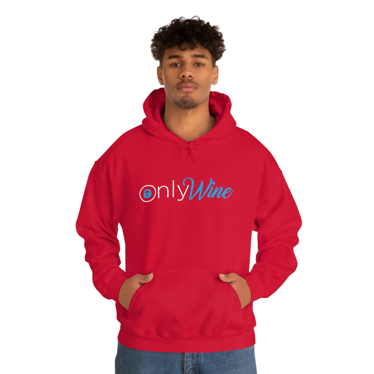 Only Whine - Pun Shirts - Spoof, pun, funny - Unisex Heavy Blend Hooded Sweatshirt