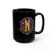 Thumbnail for Nevermore Wednesday Fans Black Mug, 15oz