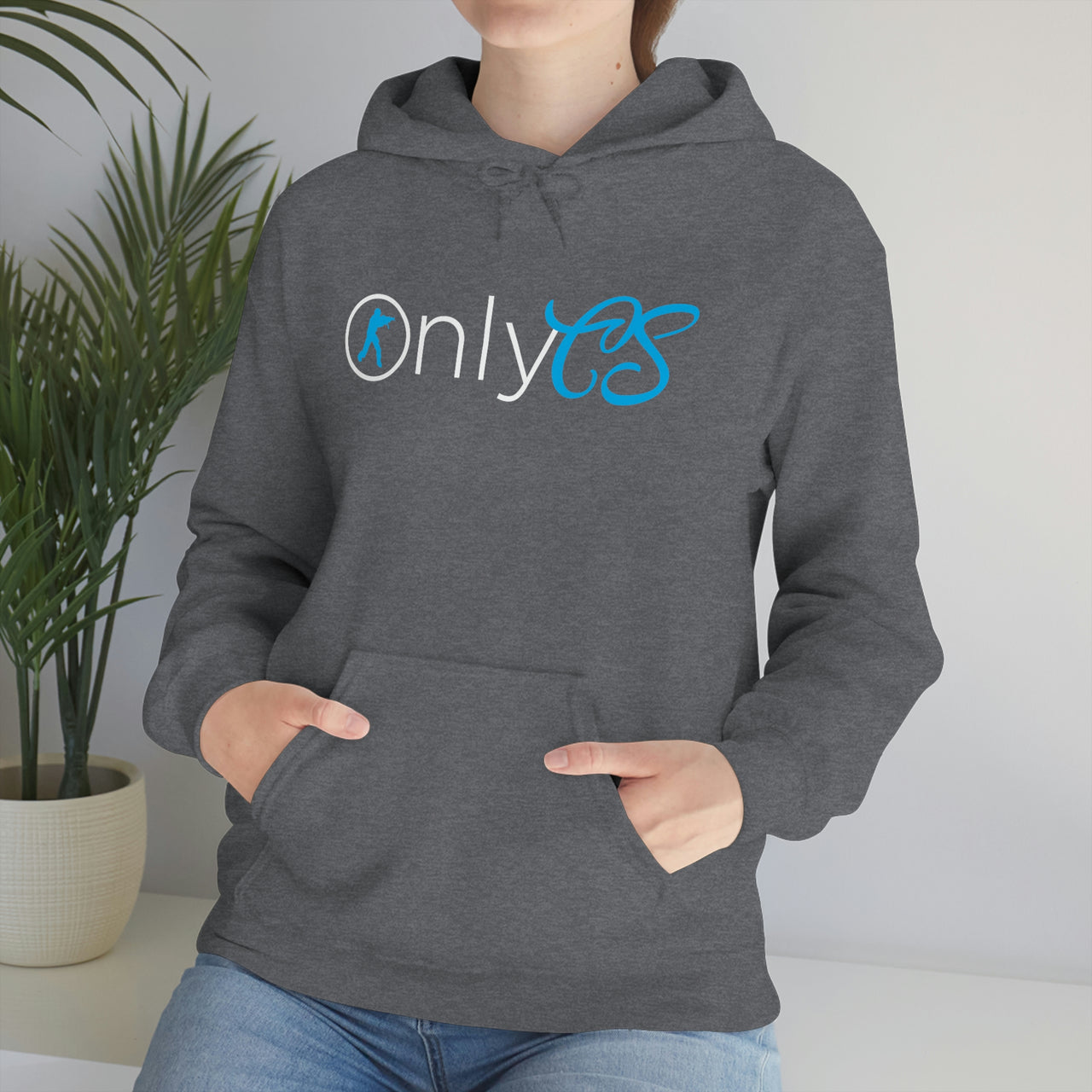 Only CS - Pun Shirts - Spoof, pun, funny - Unisex Heavy Blend Hooded Sweatshirt