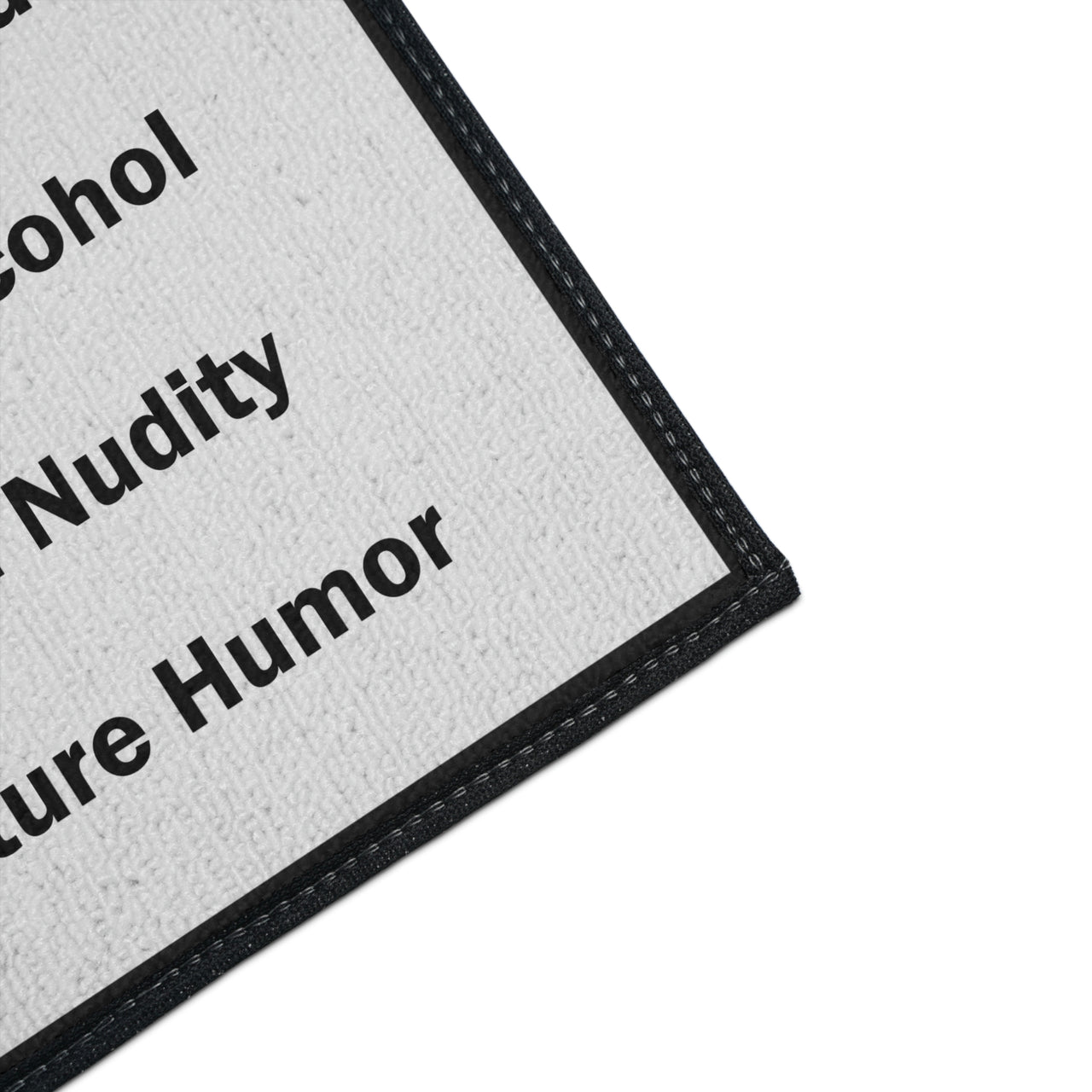 Funny Mature Audience Welcome Home, Heavy Duty Floor Mat