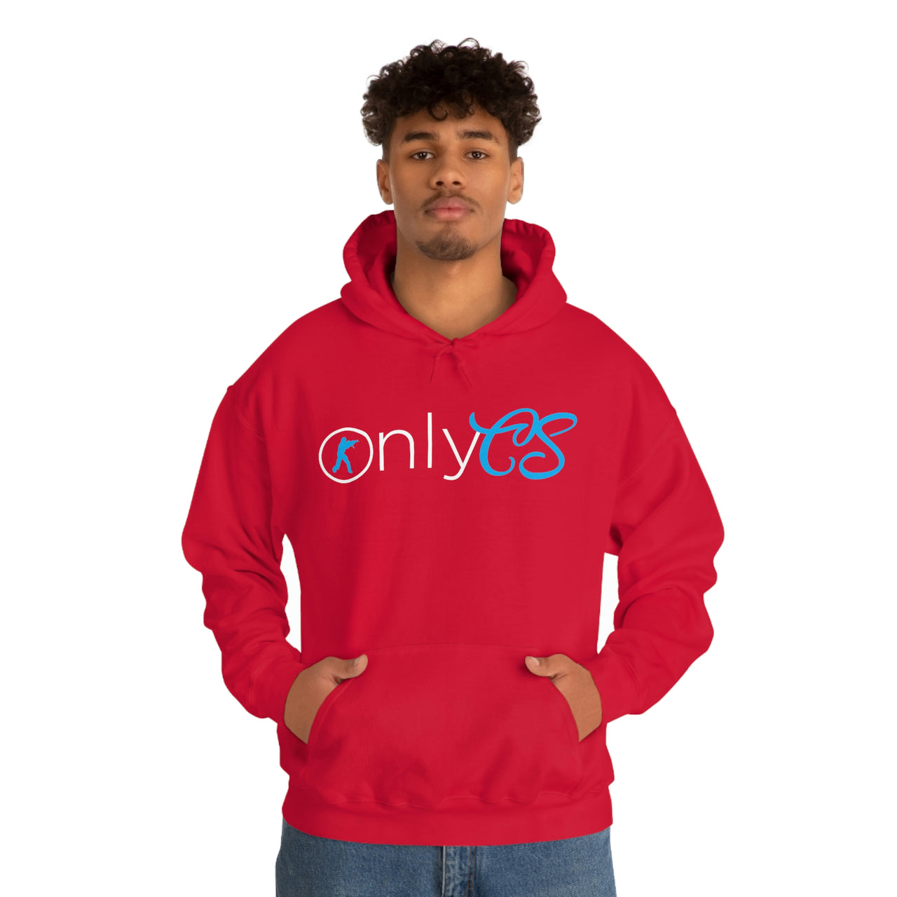 Only CS - Pun Shirts - Spoof, pun, funny - Unisex Heavy Blend Hooded Sweatshirt