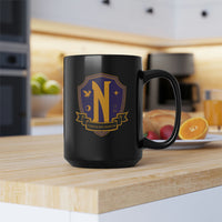 Thumbnail for Nevermore Wednesday Fans Black Mug, 15oz