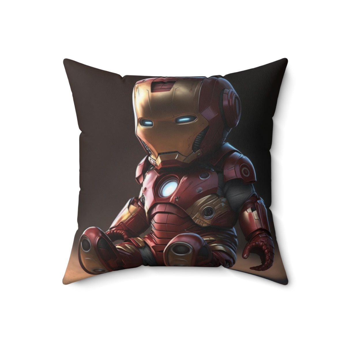 Stop being a Baby series - Iron Baby, Baby Stark, Iron Man- 4 sizes available - Spun Polyester Square Pillow