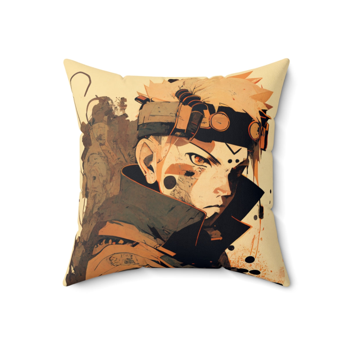 Hidden Leaf Ninja Anime, Manga, Pillow, Ninja, - 4 sizes available - Spun Polyester Square Pillow