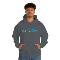 Thumbnail for Only Whine - Pun Shirts - Spoof, pun, funny - Unisex Heavy Blend Hooded Sweatshirt