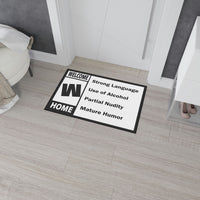 Thumbnail for Funny Mature Audience Welcome Home, Heavy Duty Floor Mat