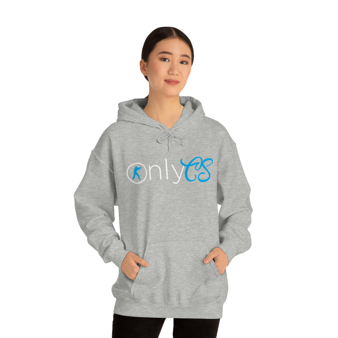 Only CS - Pun Shirts - Spoof, pun, funny - Unisex Heavy Blend Hooded Sweatshirt